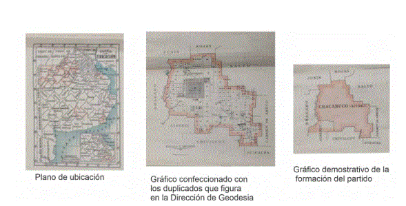 Esquemas periféricos de los Planos del Atlas de los Partidos, en este caso pertenecen al partido de Chacabuco