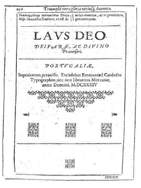 Colofón Commentarius in Lucae primum et selectiora loca caeterorum evangelistarum concernentia gloriam utriusque Ioannis. (Universidad de Granada: A-1-126)