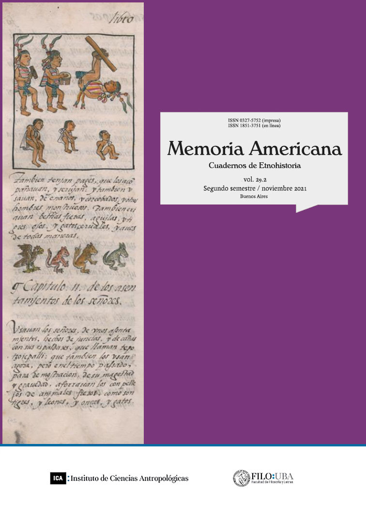 Ilustración de tapa: Tomada de Bernardino de Sahagún ([1577] 1969). Historia general de las cosas de Nueva España.